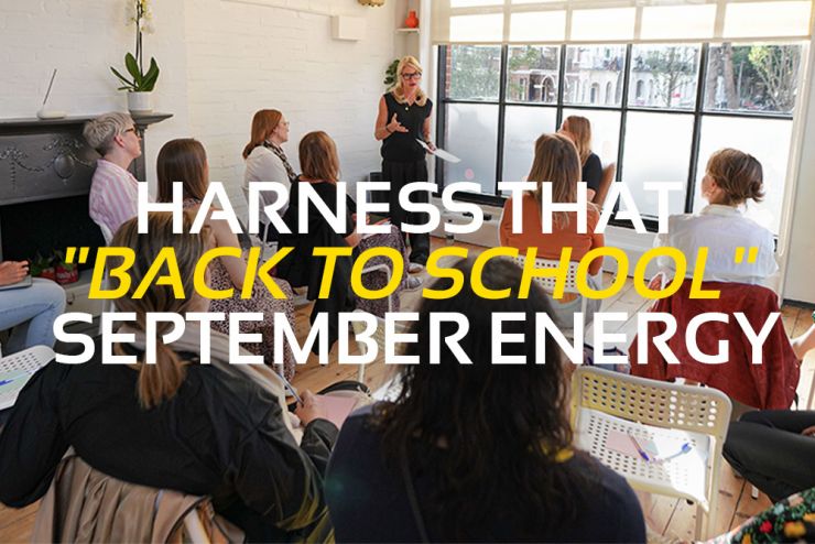 Harness that "back to school" September energy